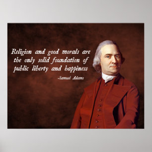 Poster Moralité de Samuel Adams