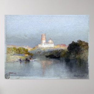 Poster Moran - Hacienda, Lerma River San Juan Mexique