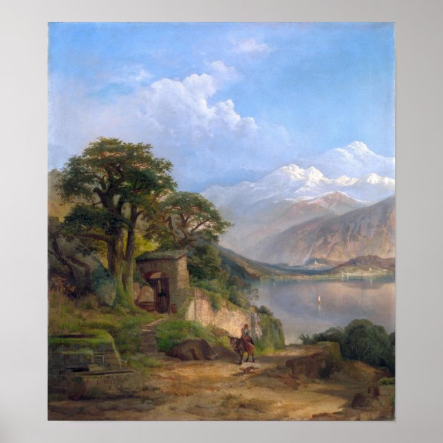 Poster Moran - Lac de Côme (Devant)