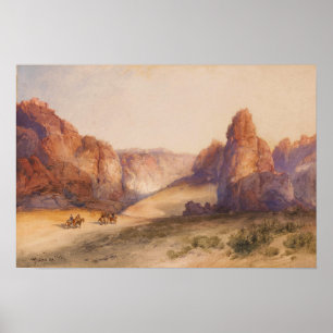 Poster Moran - Le Rocher d'Acoma Nouveau-Mexique 1902
