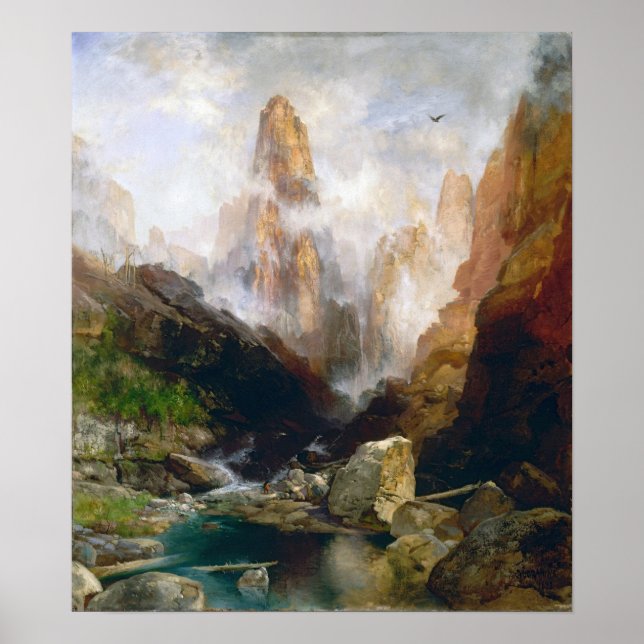 Poster Moran - Mist En Canyon Kanab, Utah (Devant)