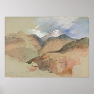 Poster Moran - Pikes Peak le cône de Cameron et Manitou C