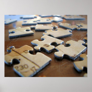 Poster Morceaux de puzzle