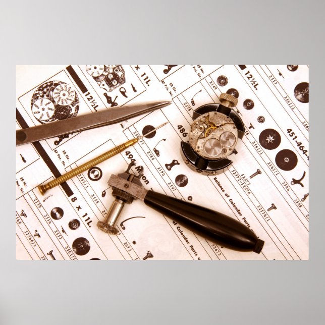 Poster Morceaux de temps (Devant)