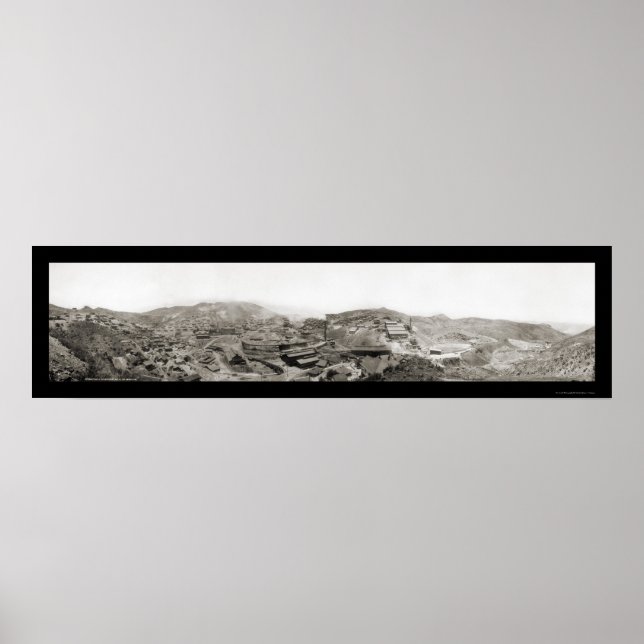 Poster Morenci, AZ Mine Photo 1909 (Devant)