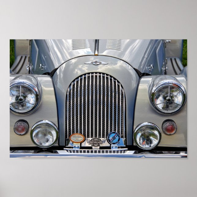 Poster Morgan Classic Sports Car (Devant)