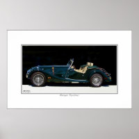 POSTER MORGAN ROADSTER