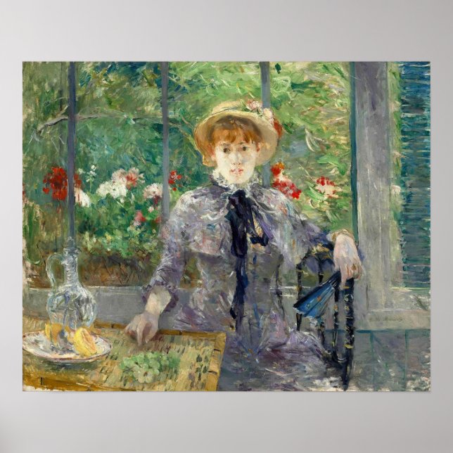 Poster Morisot - Après le déjeuner 1881 (Devant)