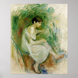 Poster Morisot - Bather In Shirt 1894