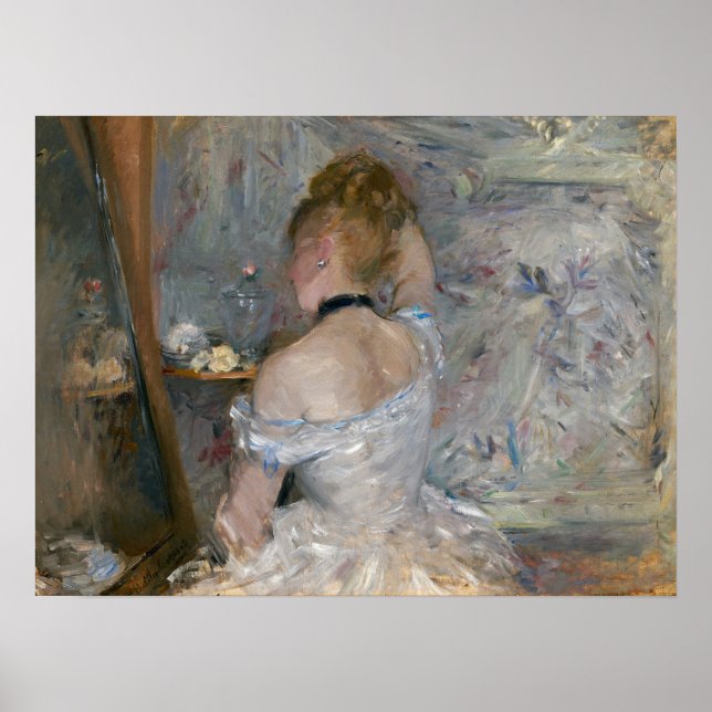 Poster Morisot - Jeune Femme À Sa Toilette 1880 (Devant)