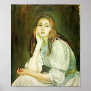 Poster morisot_julie_daydreaming_1894