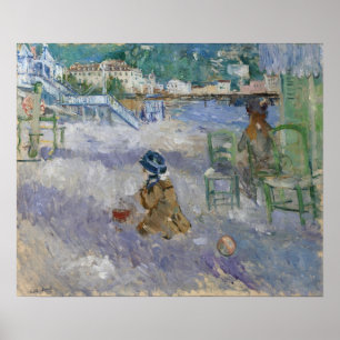 Poster Morisot - La Plage De Nice 1882