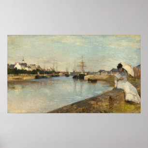 Poster Morisot - Le Port De Lorient 1869