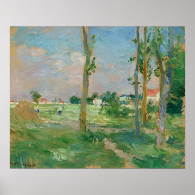 Poster Morisot - Paysage De La Creuse 1882 (Devant)