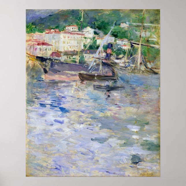 Poster Morisot - Port De Nice (Devant)