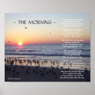 POSTER MORNER PLAGE DE SLELEVER POEM