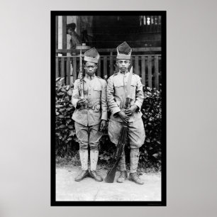 Poster Moro Soldiers Philippines 1909