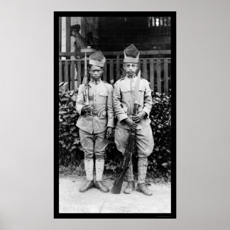 Poster Moro Soldiers Philippines 1909