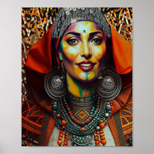 Poster Moroccan Amazigh Beauty v1