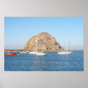 Poster Morro Rock, Californie