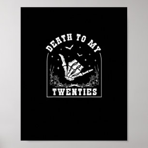 Poster Mort à ma vingtaine - Whimsigoth 30e anniversaire