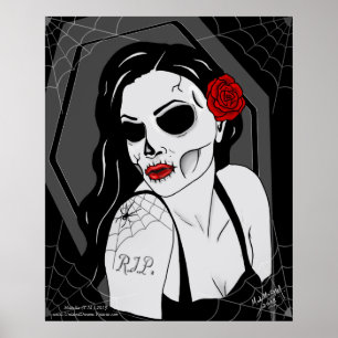 Poster Mort Pinup