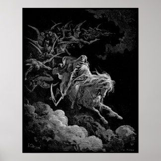 Poster Mort sur le cheval pâle Gustave Dore