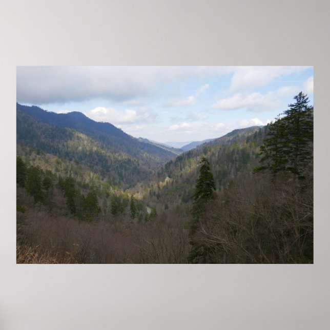 Poster Morton Vue sur les montagnes Great Smoky (Devant)