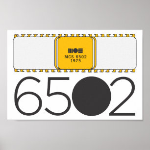 Poster MOS 6502