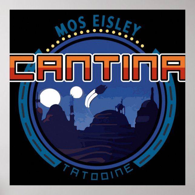 Poster Mos Eisley Cantina Tatooine (Devant)