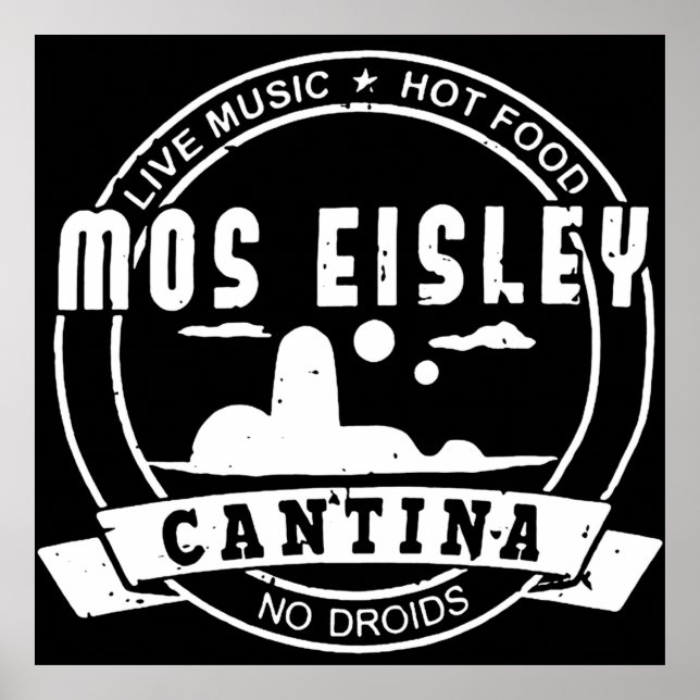 Poster Mos Eisley Cantina TShirt (Devant)