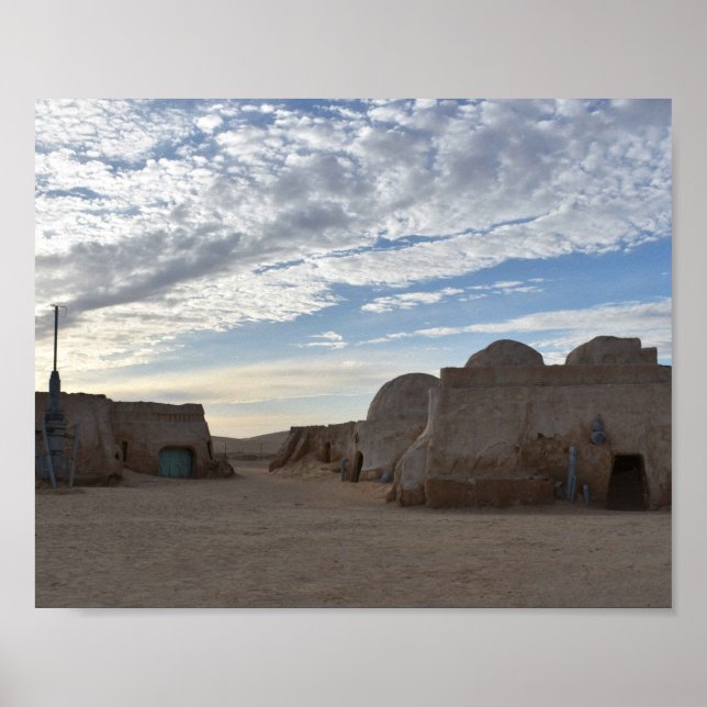 Poster Mos Espa sur la planète Tatooine (Devant)