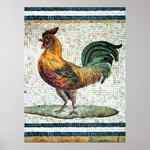 Poster MOSAICS DE ROMAN Antique