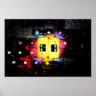 Poster Mosaïque de disquette