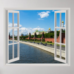 Poster Moscou Kremlin