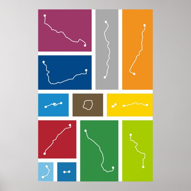 Poster Moscou - Palettes de transit (Devant)