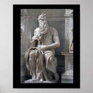 Poster Moses de Michel-Ange