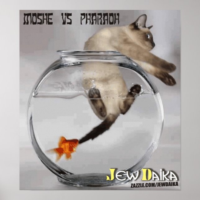 Poster Moshe contre le pharaon (Devant)