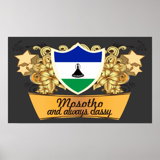 Poster Mosotho classique (Devant)