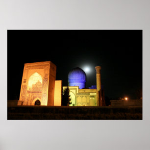 Poster Mosquée Amir Timur Ouzbékistan Photo sur toile