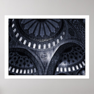 Poster Mosquée bleue, Istanbul/Turquie