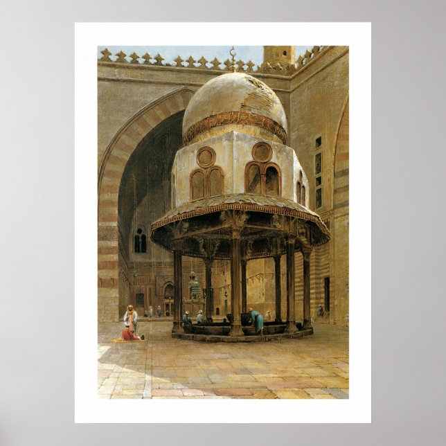 Poster Mosquée du Sultan Hassan ; Le Caire (Devant)