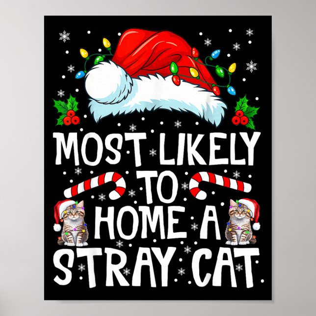 Poster Most Likely To Bring Home A Stray Cat Matching Chr (Devant)