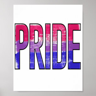 Poster Mot Bisexuel Fier