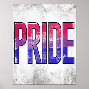 Poster Mot Bisexuel Fier