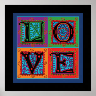 Poster Mot d'amour
