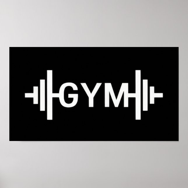 Poster Mot Gym (Devant)