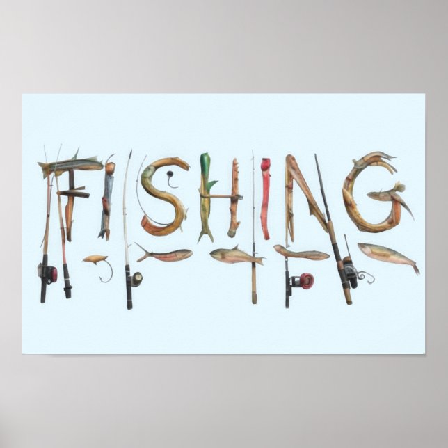 Poster Mot Pêche (Devant)