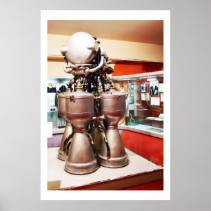 Poster Moteur à fusée liquide RD214