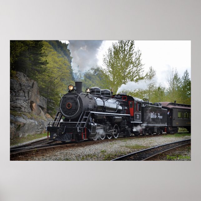Poster Moteur à vapeur (Devant)